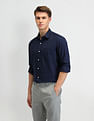 Arrow Geometric Print Manhattan Slim Shirt