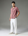 Arrow Sport Solid Regular Fit Night Is Young Shirt