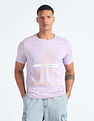 Flying Machine Graphic Print Cotton T-Shirt