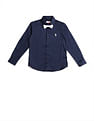 U.S. Polo Assn. Kids Boys Pure Cotton Satin Shirt