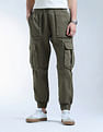 Flying Machine Twill Relaxed Fit Joggers