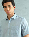 Arrow Cotton Linen Regular Fit Shirt