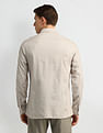 Arrow Vertical Stripe Dobby Cotton Shirt