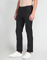 Arrow Sports Solid Dobby Autoflex Trousers