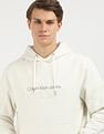 Calvin Klein Jeans Chenille Monologo Hooded Sweatshirt