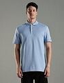 Tommy Hilfiger Solid Regular Fit Cotton Polo T-Shirt