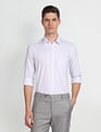 Arrow Self Design Manhattan Slim Fit Shirt