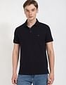 Tommy Hilfiger Solid Regular-Fit Cotton Polo Shirt