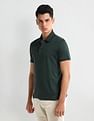 Arrow Geometric Printed Cotton Polo Shirt