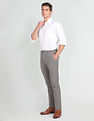 Arrow Newyork Mid Rise Dobby Trousers