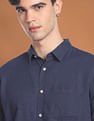 Flying Machine Solid Slim Fit Shirt