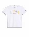 Tommy Hilfiger Kids Girls Logo Regular-Fit Cotton T-Shirt