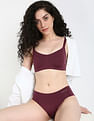 Calvin Klein Underwear Solid Mid Rise Hipster