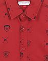 U.S. Polo Assn. Kids Boys Cotton Monogram Print Shirt