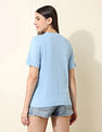 U.S. Polo Assn. Women Boyfriend Fit Brand Printed T-Shirt