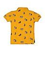 U.S. Polo Assn. Kids Pure Cotton All Over Print Polo Shirt