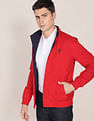 U.S. Polo Assn. High Neck Raglan Sleeve Reversible Jacket