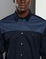 Tommy Hilfiger Colour Block Sateen Shirt