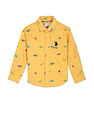 U.S. Polo Assn. Kids Boys Graphic Print Twill Shirt