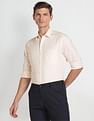 Arrow Cutaway Collar Self Design Shirt