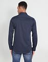 Flying Machine Cotton Sateen Vertical Stripe Shirt