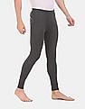 USPA Innerwear Mid Rise Slim Fit Solid I653 Thermal Pants - Pack Of 1