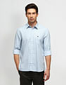 Arrow Sport Geometric Printed Herringbone Shirt