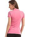 U.S. Polo Assn. Women Solid Regular Fit Polo Shirt