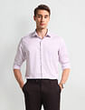 Arrow Cutaway Collar Vertical Stripes Shirt