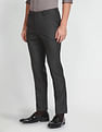 Arrow Tailored Regular Fit Dobby Formal Trousers
