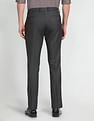 Arrow Tailored Regular Fit Dobby Formal Trousers