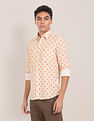 U.S. Polo Assn. Spread Collar Printed Casual Shirt