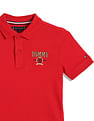 Tommy Hilfiger Kids Boys Printed Regular Fit Polo T-Shirt