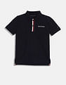 Tommy Hilfiger Kids Boys Navy Solid T-shirt for Classic Style