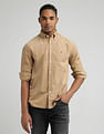 Tommy Hilfiger Solid Corduroy Regular Fit  Shirt