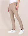 U.S. Polo Assn. Mid Rise Solid Austin Trim Fit Casual Trousers