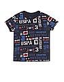 U.S. Polo Assn. Kids Crew Neck Brand Print T-Shirt