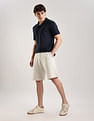 Calvin Klein Jeans Solid Slim Fit Cotton Polo Shirt