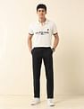 U.S. Polo Assn. Solid Denver Slim Fit Trousers