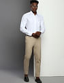 Tommy Hilfiger Solid Tonal Dobby Cotton Shirt