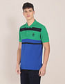 U.S. Polo Assn. Colour Block Cotton Polo Shirt
