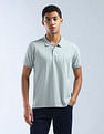 Flying Machine Geometric Printed Regular Fit Polo Shirt