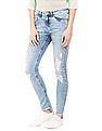 U.S. Polo Assn. Women Ripped Super Skinny Jeans