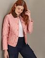 U.S. Polo Assn. Women Long Sleeve Solid Quilted Jacket