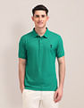 U.S. Polo Assn. Solid Pattern Cotton Polo Shirt