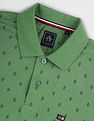 Arrow Sports Geometric Print Regular Polo Shirt