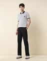 U.S. Polo Assn. Textured Riley Straight Fit Twill Trousers