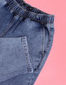 Flying Machine Women High Rise Acid Wash Jogger Jeans