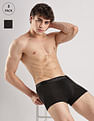 Calvin Klein Underwear Multi-Coloured Solid Low Rise Trunk - Pack Of 3