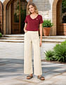 U.S. Polo Assn. Women Regular Fit Solid T-Shirt